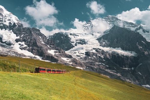 Train to Jungfraujoch Switzerland