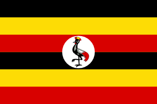 Uganda country flag