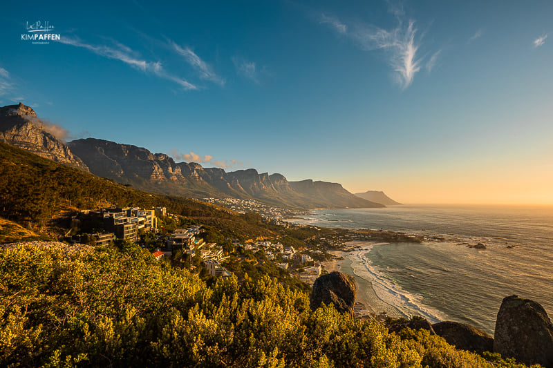 Sunset Rock Camps Bay is one of the best places to watch the sunset in Cape Town