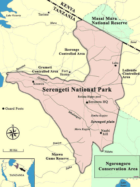 map-serengeti-national-park