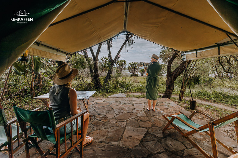 Lake Manze Tented Camp overlooking Lake Manze, our favourite spot in Nyerere