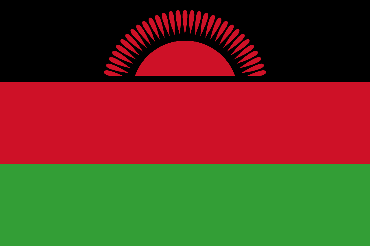 Malawi country flag