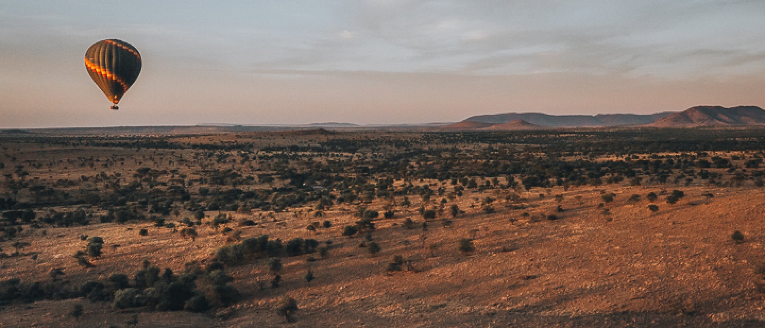 Serengeti Balloon Safari at sunrise