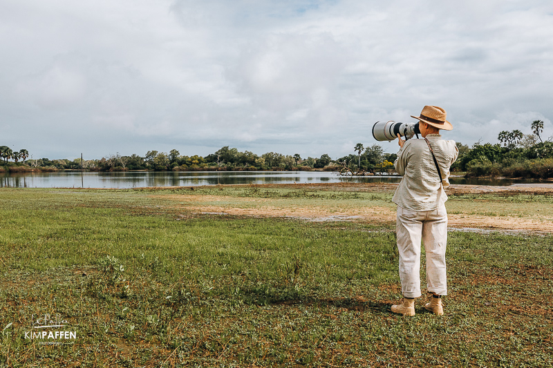 Walking safari in Nyerere National Park with a guide and armed ranger