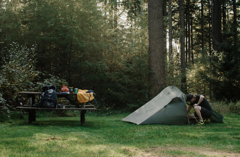 Natuurkampeerterrein trekkersplekken Natuurkampeerterrein-trekkersplekken