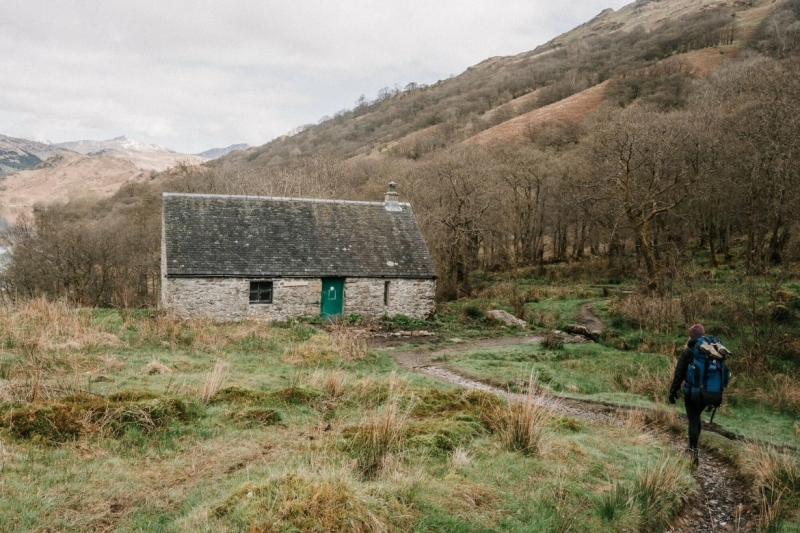 Bothy langs de West Highland Way Bothy langs de West Highland Way