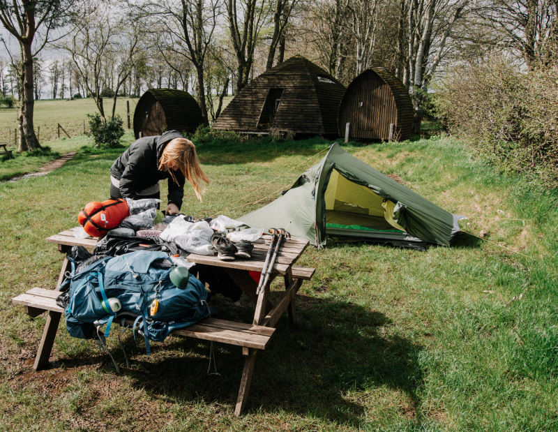 Campings langs de West Highland Way Campings langs de West Highland Way