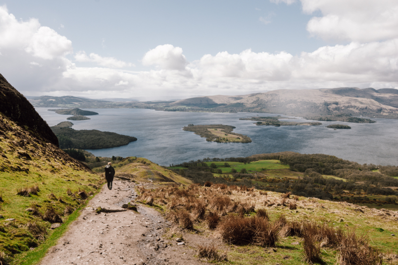 West Highland Way over Conic Hill West Highland Way over Conic Hill