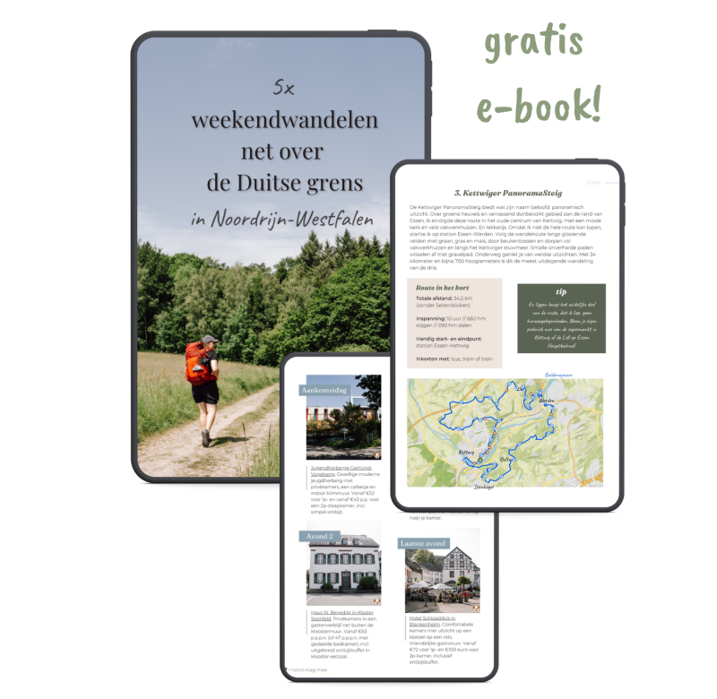 Gratis e-book met weekendwandeltochten in Duitsland