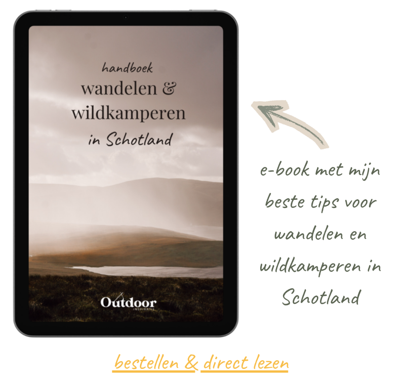 Handboek wandelen en wildkamperen in Schotland