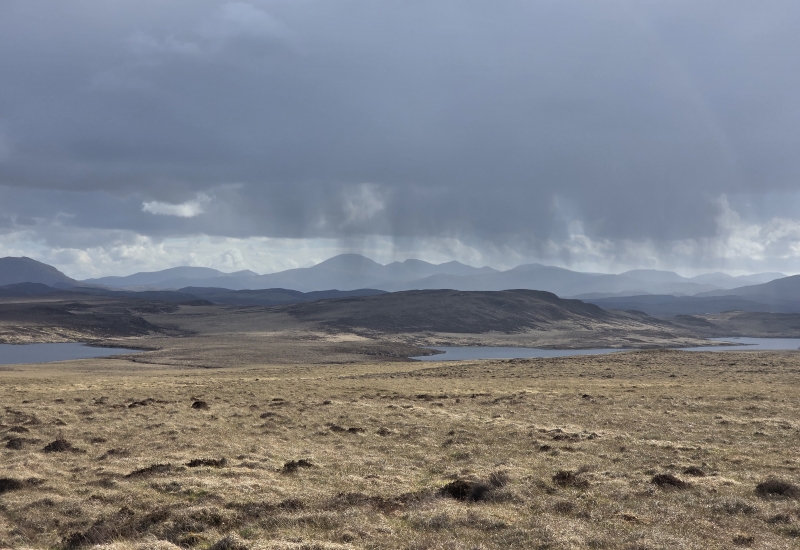 de Hebridean Way loopt soms door erg afgelegen terrein