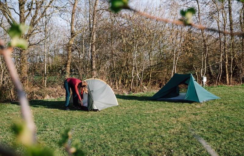 Kamperen langs de 100 km van Appelscha
