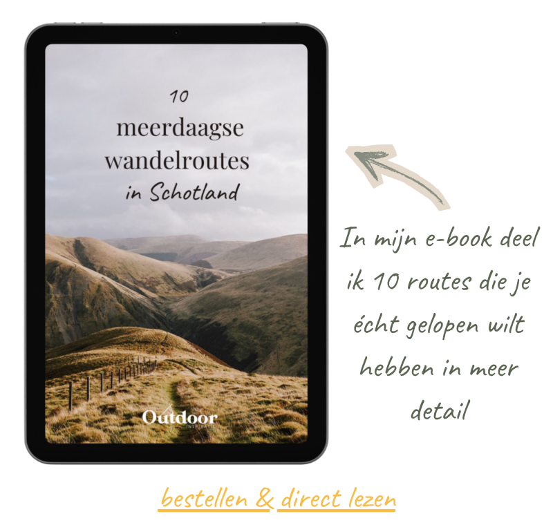 E-book met meerdaagse wandelroutes in Schotland