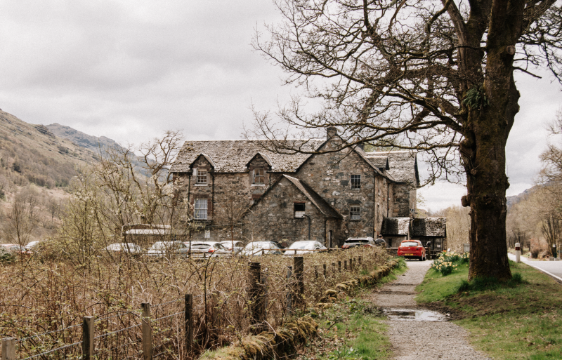 Drovers Inn overnachten langs de West Highland Way Drovers Inn overnachten langs de West Highland Way