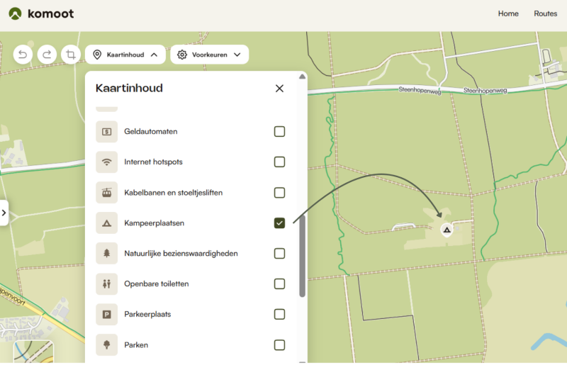Points of interest op de Komootkaart points-of-interest-komoot-op-kaart