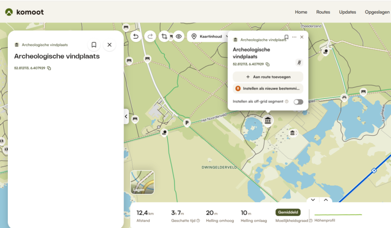 Point of Interest toevoegen aan je Komoot route points-of-interest-toevoegen-komoot