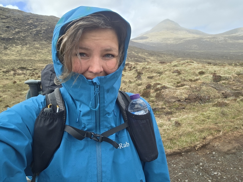 Regenkleding op de Hebridean Way