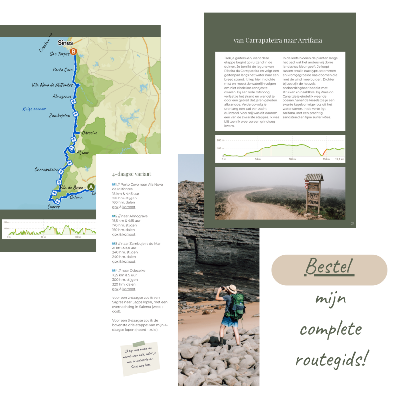 Routegids voor de Fishermen's trail voorproefje