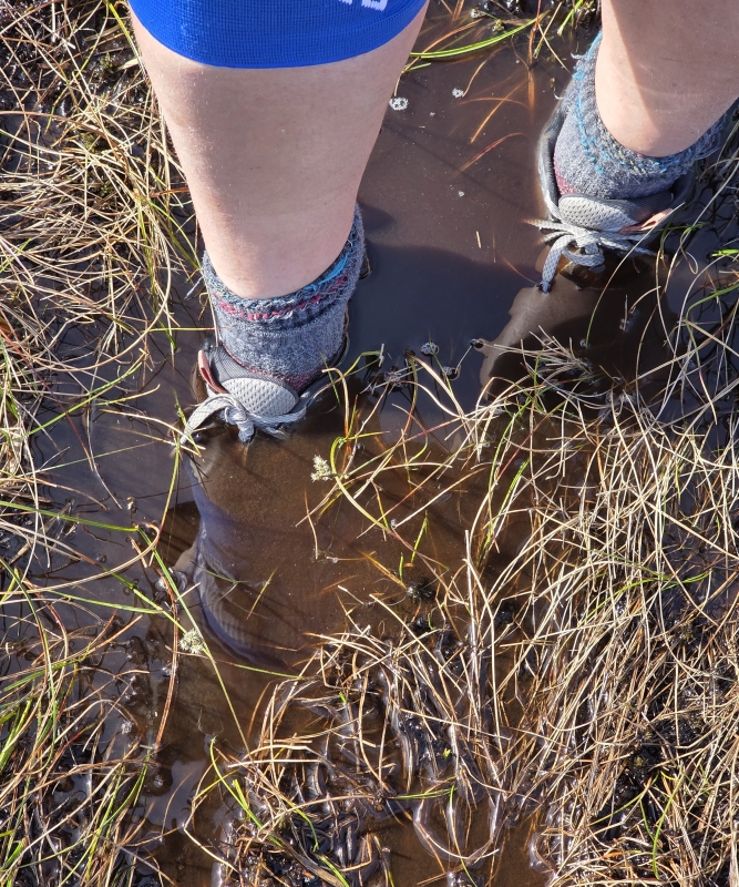Mijn schoenen op de Hebridean Way
