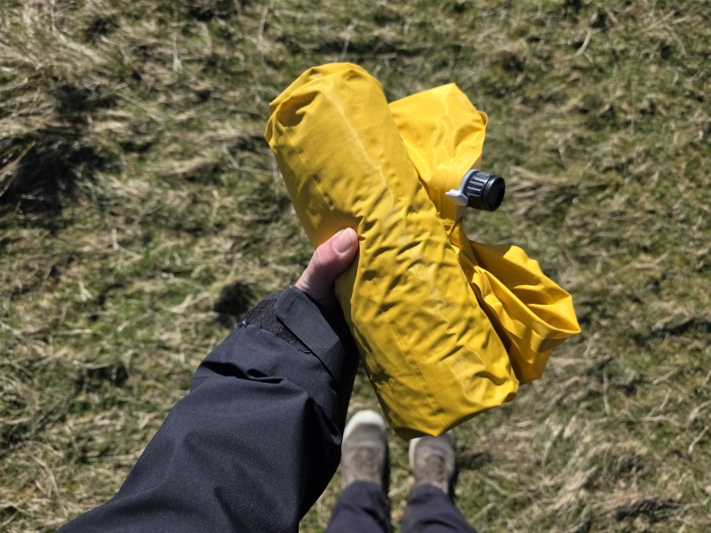 De Therm-a-Rest NeoAir Xlite NXT heeft een klein pakvolume