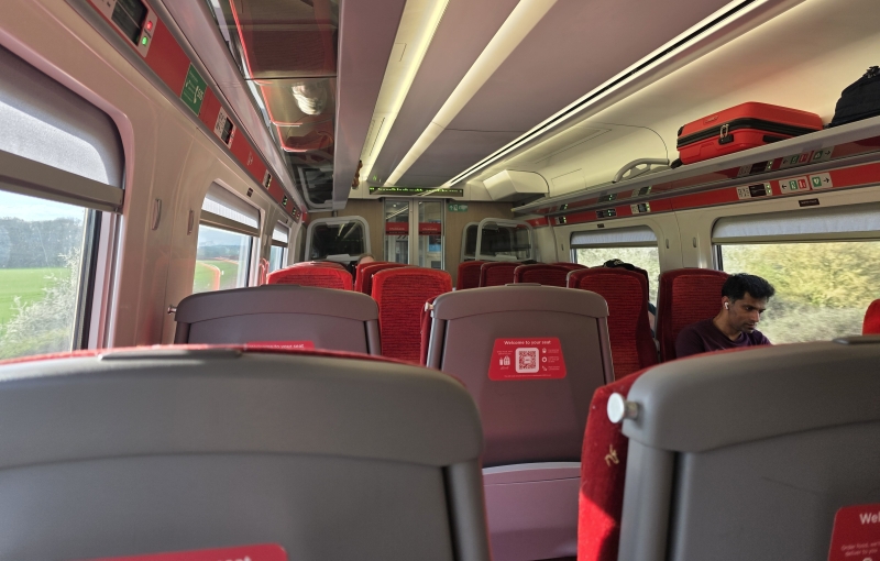 Met de trein van Londen naar Edinburgh