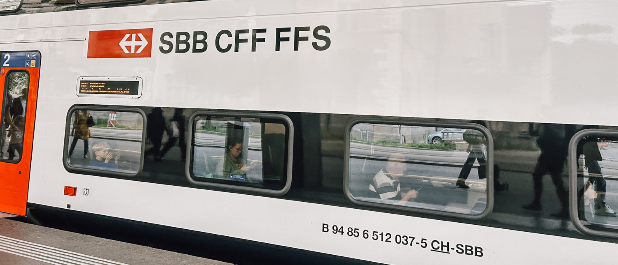 Trein naar de Alpen