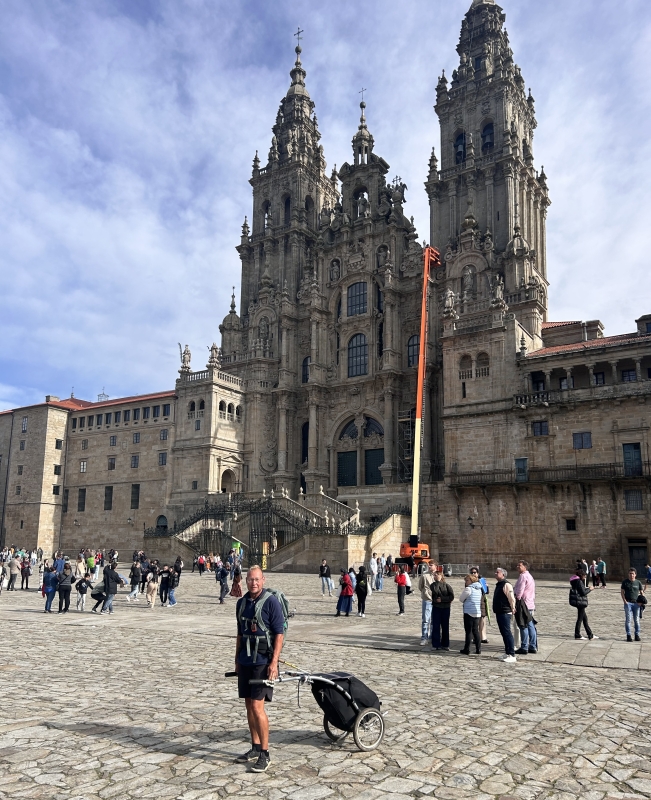 Wandelkar voor Camino