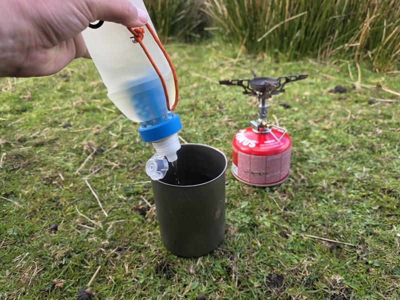 Water filteren langs de Hebridean Way