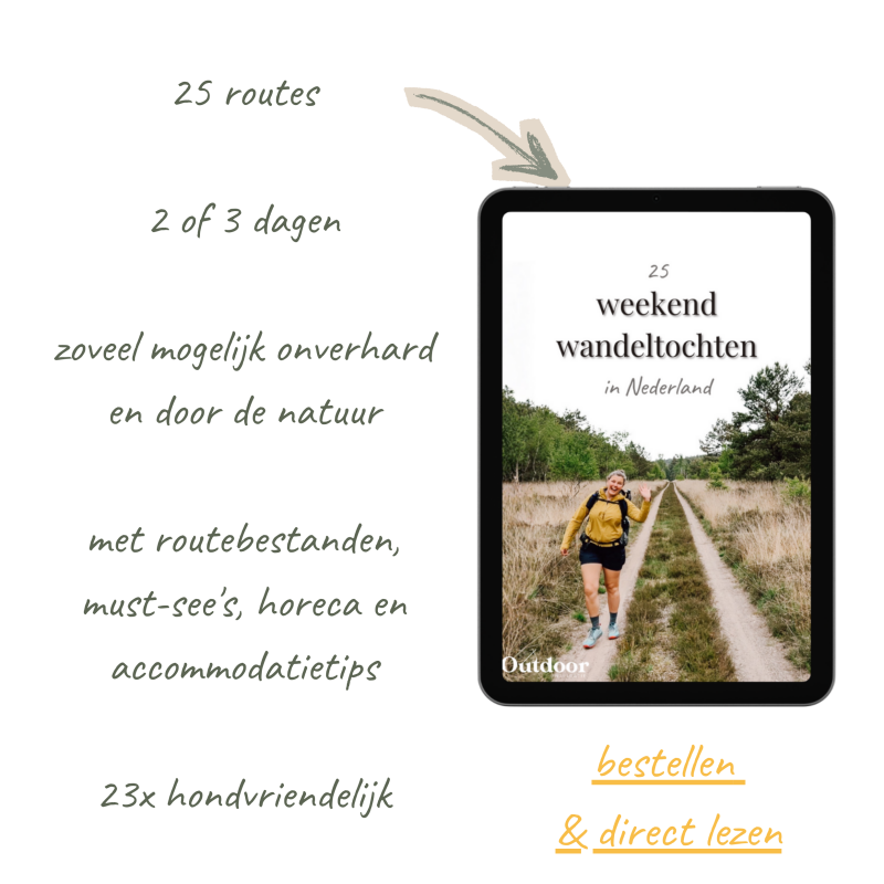 e-book met weekendwandeltochten