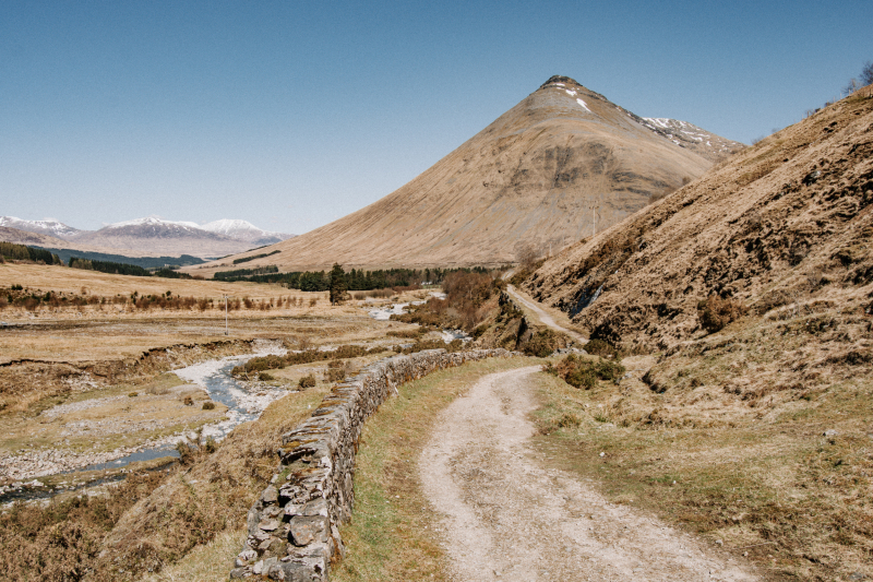 West Highland Way vanaf Tyndrum West Highland Way vanaf Tyndrum
