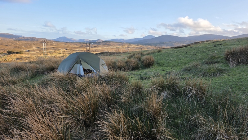 Wildkamperen langs de Hebridean Way