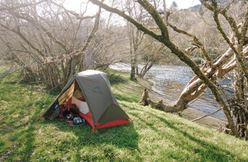 Wildkamperen langs de Rob Roy Way