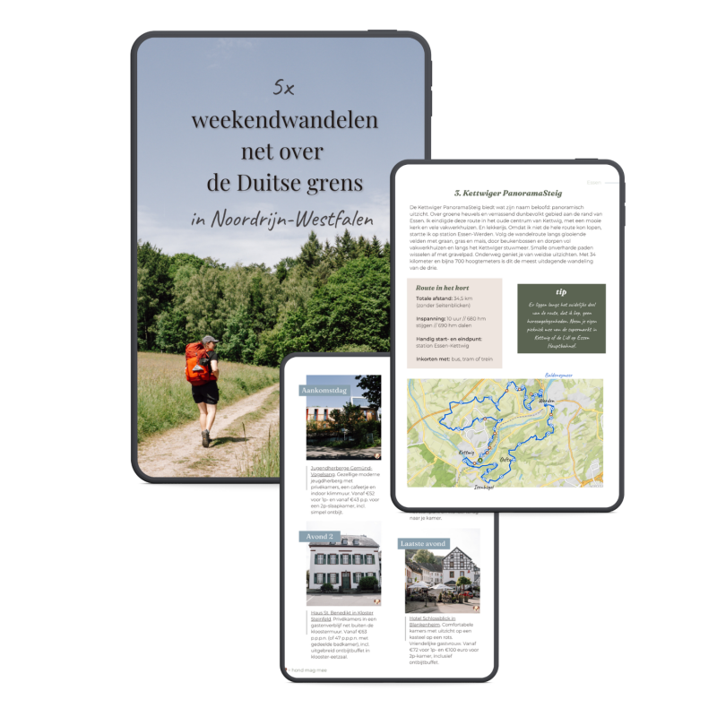 Gratis e-book met weekendwandeltochten in Duitsland