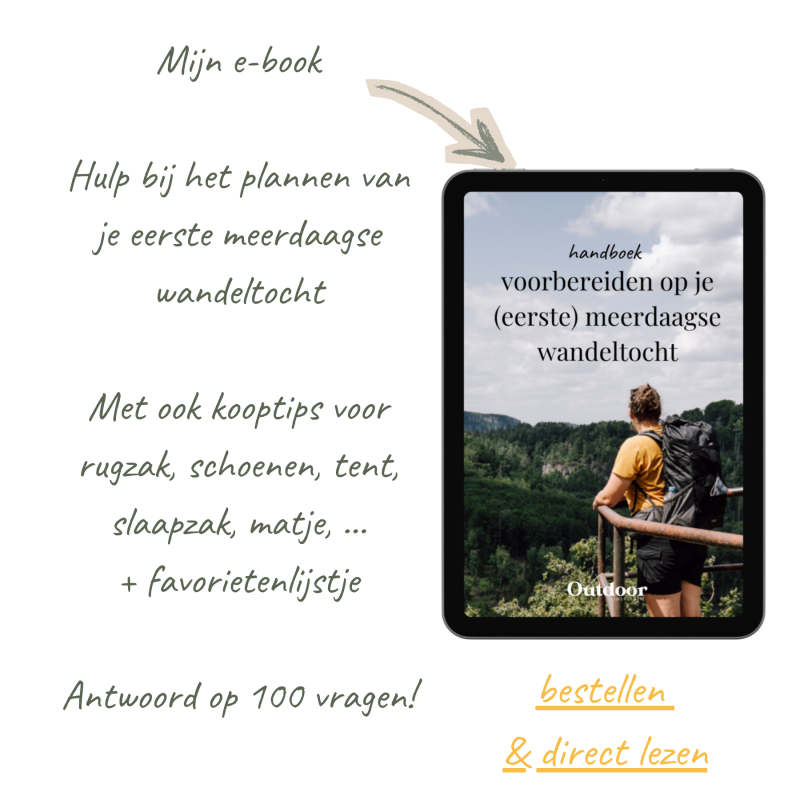 Handboek voor je eerste meerdaagse wandeltocht Handboek voor je eerste meerdaagse wandeltocht