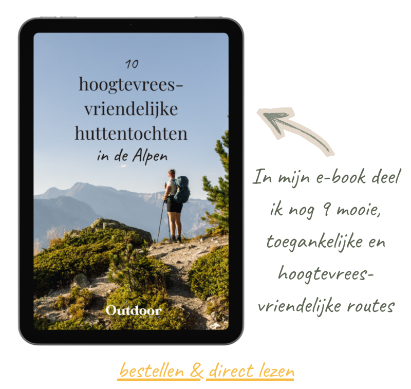 E-book met hoogtevreesvriendelijke huttentochten E-book met hoogtevreesvriendelijke huttentochten