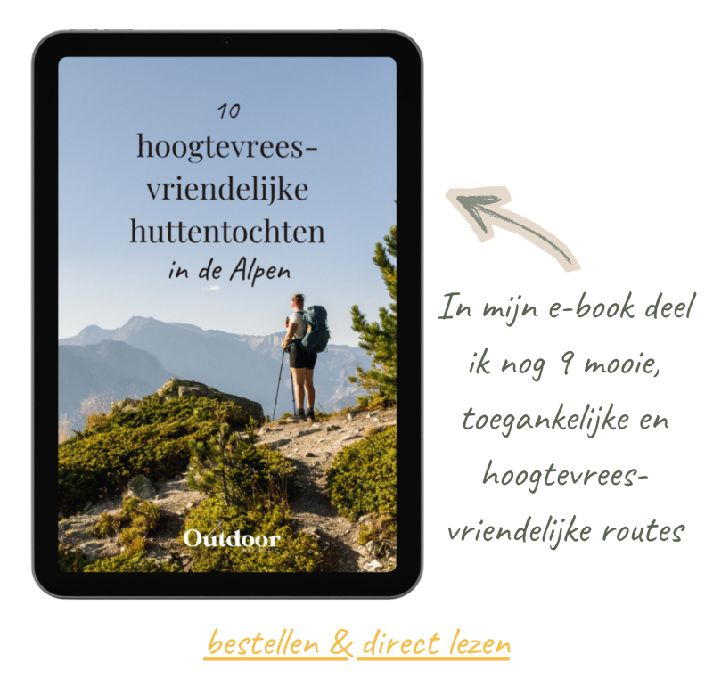 E-book met hoogtevreesvriendelijke huttentochten