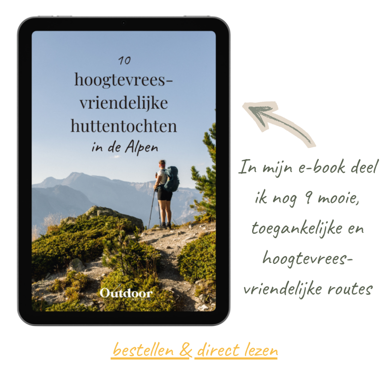 E-book met hoogtevreesvriendelijke huttentochten E-book met hoogtevreesvriendelijke huttentochten