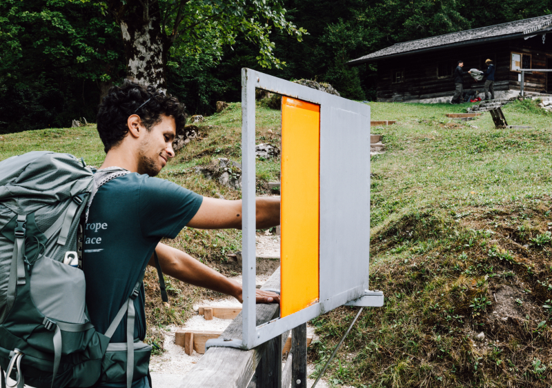 Huttentocht bij Kessel aan de Königssee Huttentocht bij Kessel aan de Königssee