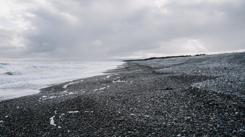 Strand langs de Moray Coast Trail Strand langs de Moray Coast Trail