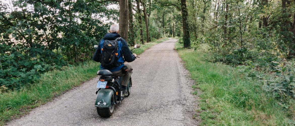 Met de e-scooter door Noord-Limburg