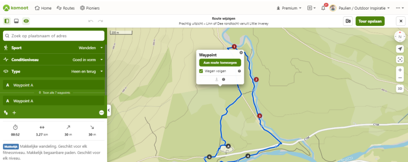 komoot-route-aanpassen