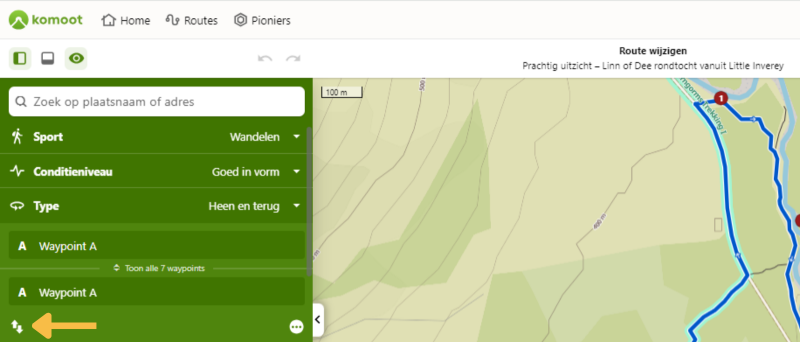 komoot-wandelroute-omkeren