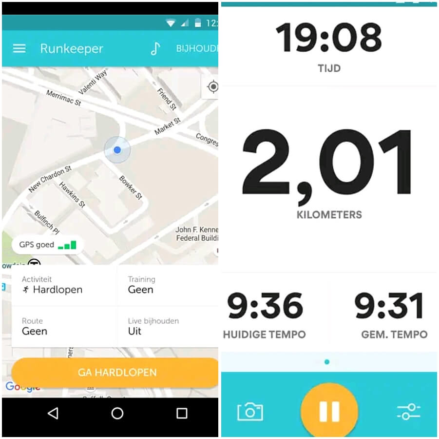 runkeeper-app-voor-wandelen