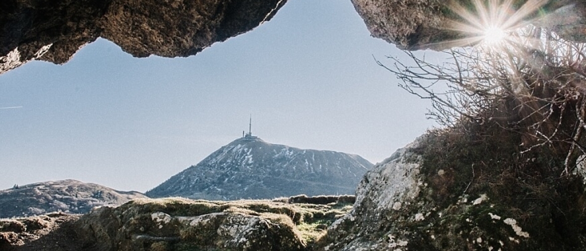 Wandelen op de Puy de Dôme in de Auvergne