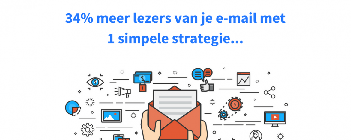 Hoe je 34% meer lezers van je e-mail krijgt met één simpele strategie...