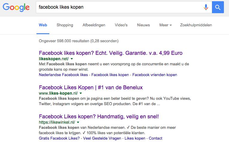 Facebook Likes Kopen, wat zijn de directe en indirecte gevolgen?