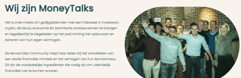 Madelon Vos en MoneyTalks team