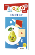 Loco Mini Ik Ben 4 Jaar - Leuk en Leerzaam Telbordspel voor Kleuters