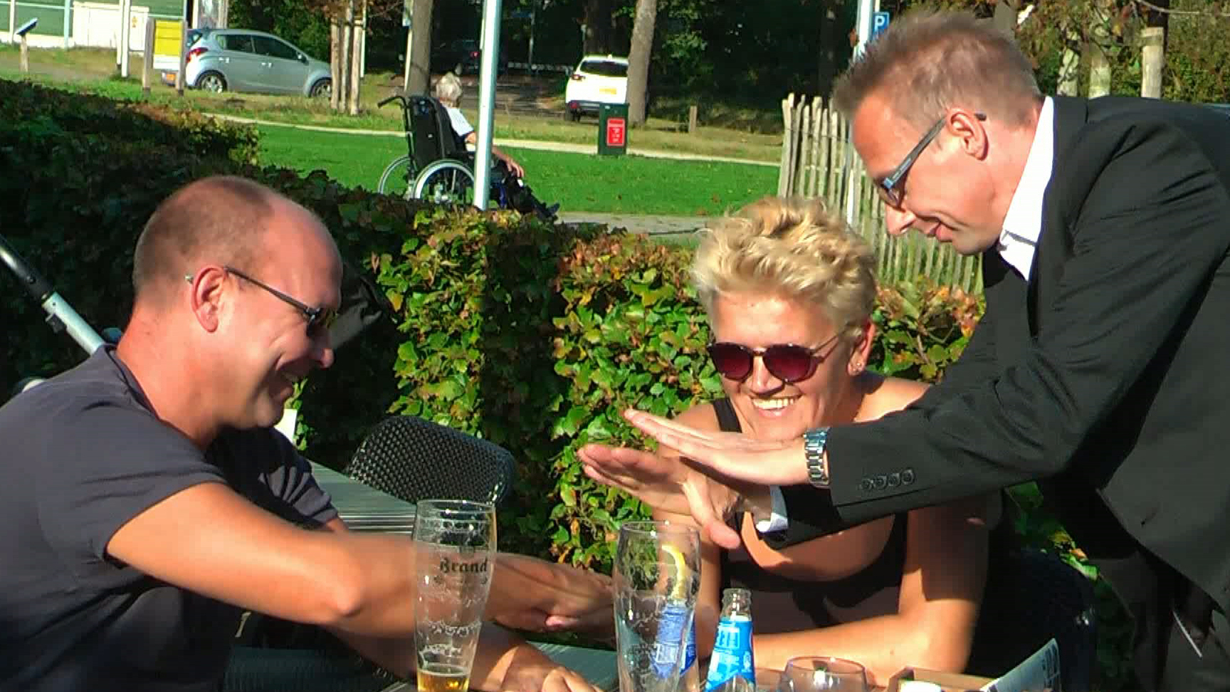 goochelen van dichtbij live goochelen tussen het publiek live