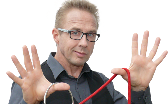 dit magische effect vertoond Paul look regelmatig tijdens zijn optredens